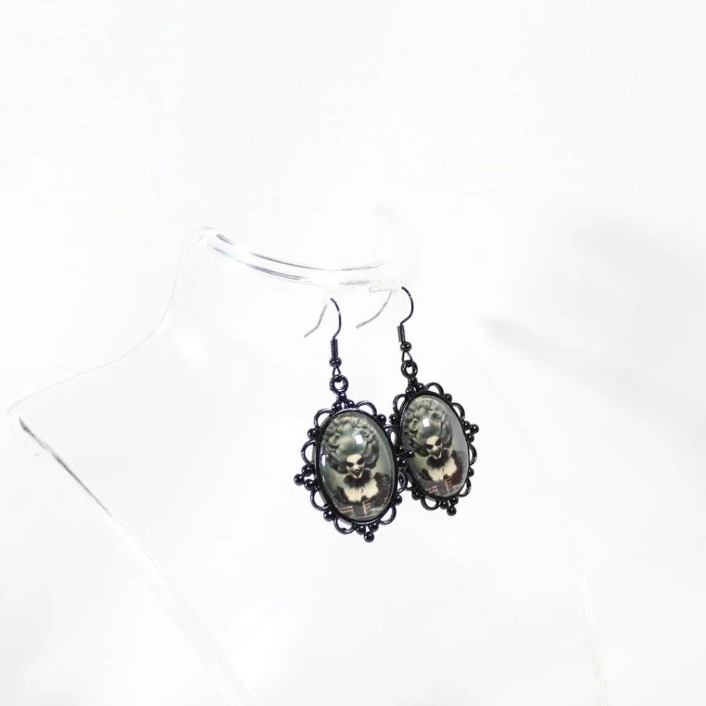 Gothic Victorian Let Them Eat Cake Marie Antoinette Gothic Victorian Earrings